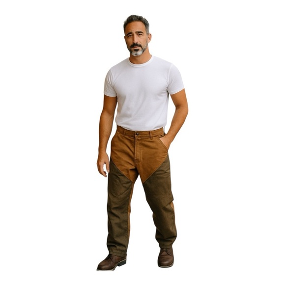 Carhartt Men’s Vintage Duck Brush Field Nylon Front Hunting Pants - Picture 1 of 8